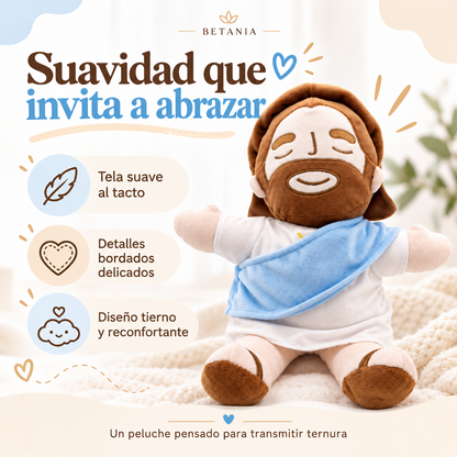 Peluche de Jesús que respira y te da calma