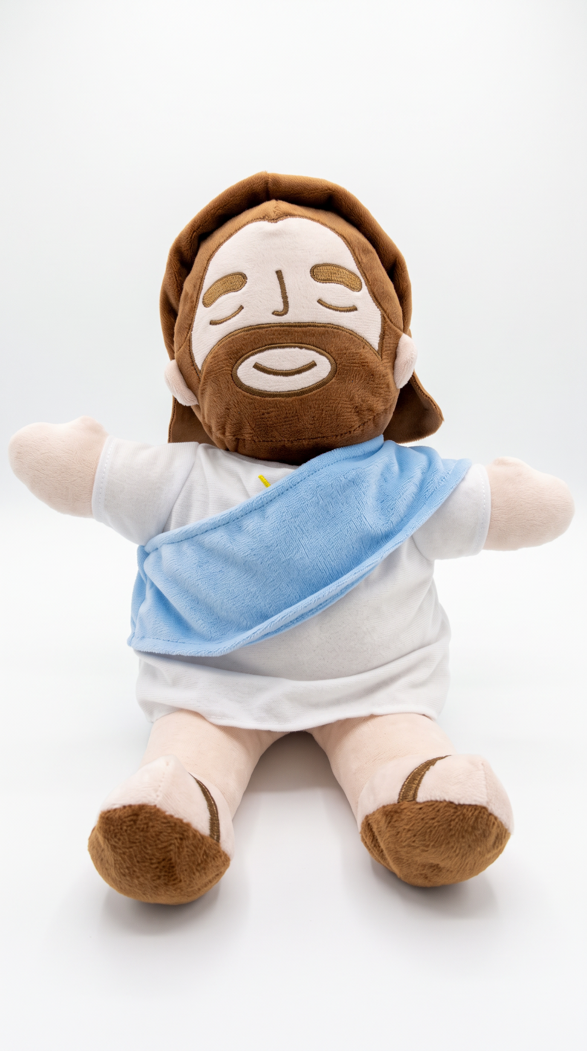 Peluche de Jesús que respira y te da calma
