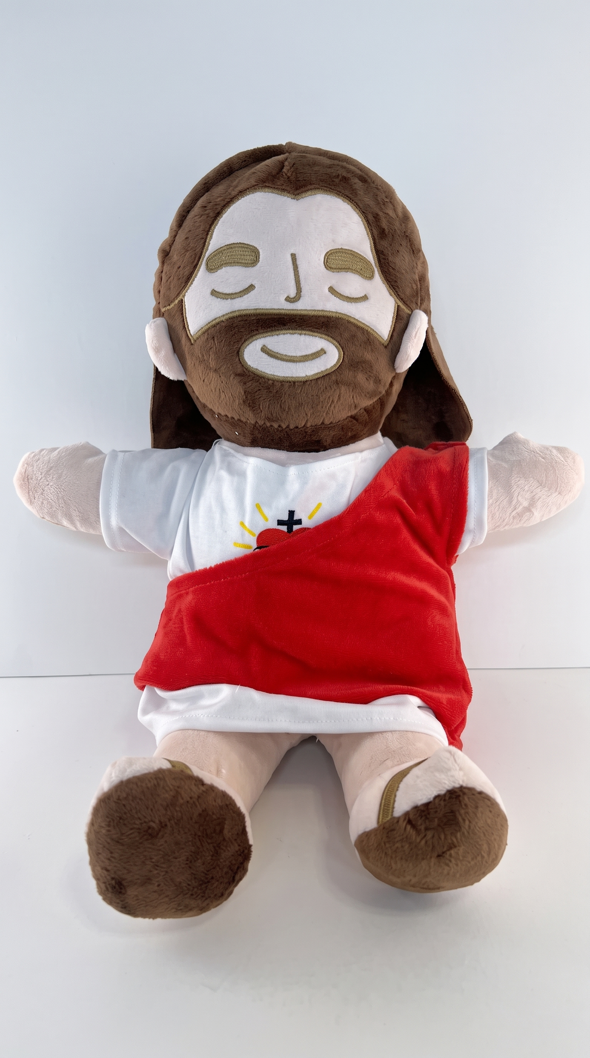 Peluche de Jesús que respira y te da calma